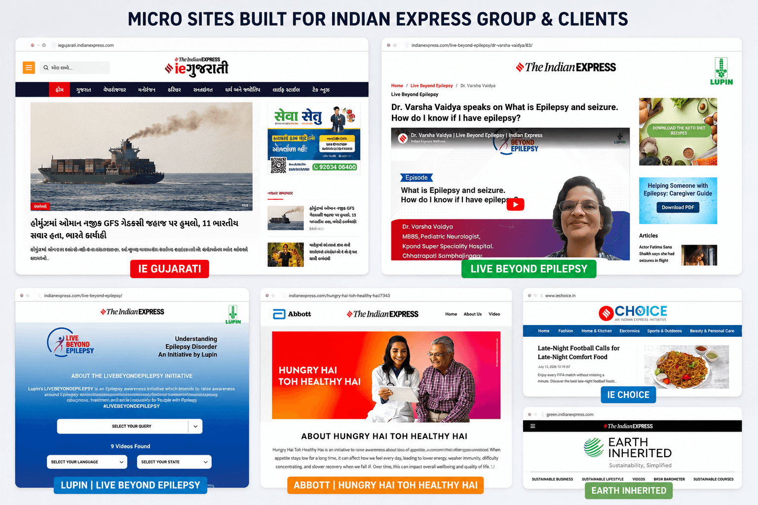 Enterprise Client Microsites